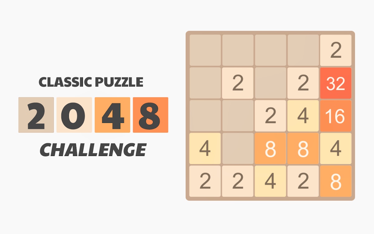 2048 Classic Puzzle - Challenge - Puzzle Games game screenshot