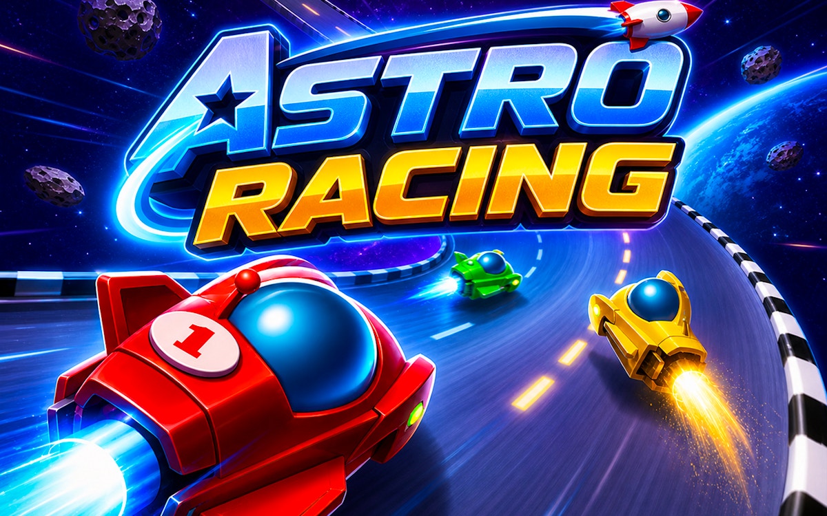 Astro Racing - Family Games game screenshot