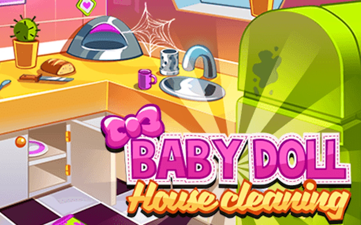 Baby Doll House Cleaning - Dress Up Games game screenshot