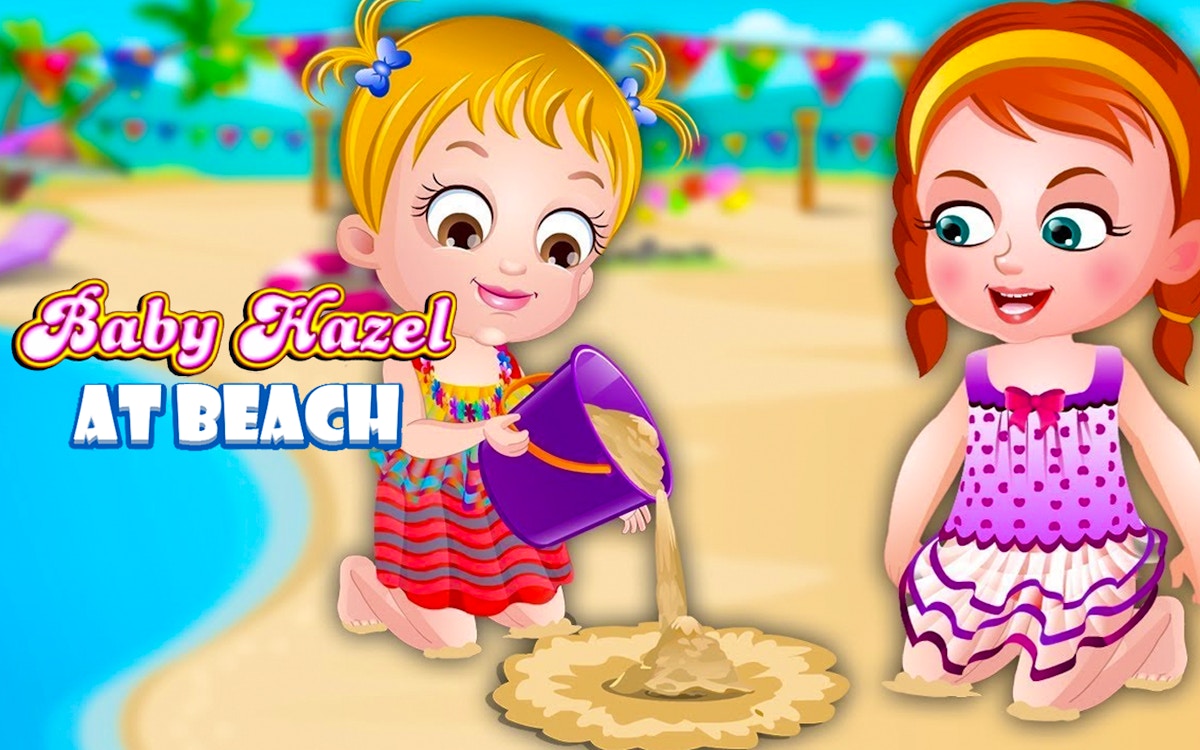 Baby Hazel At Beach - Junior Games game screenshot