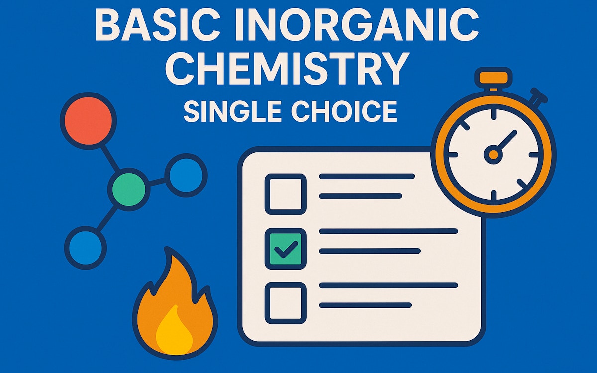 Basic Inorganic Chemistry Quiz - Trivia Games game screenshot