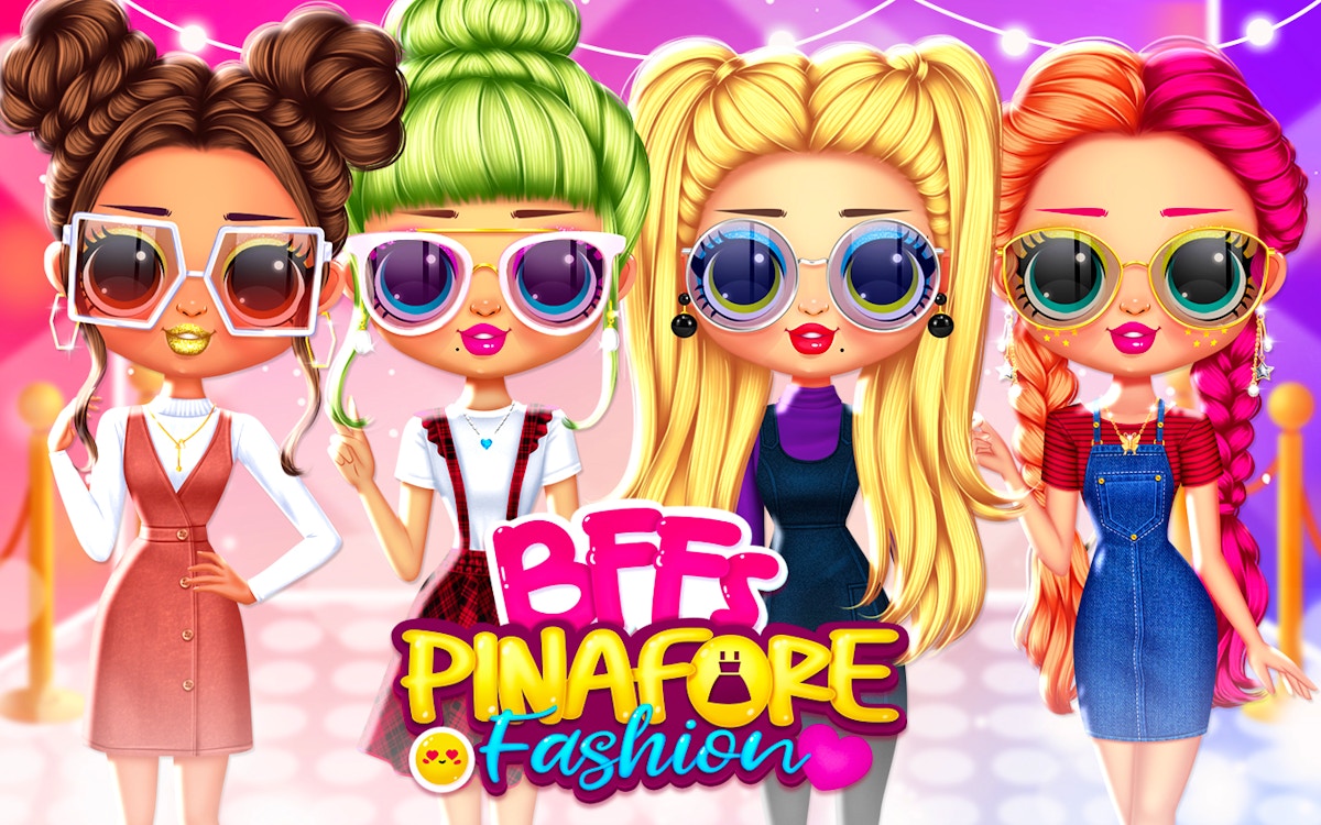 BFFs Pinafore Fashion - Fashion Games game screenshot