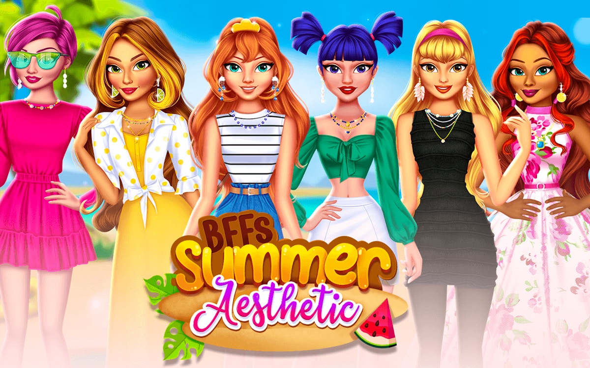 BFFs Summer Aesthetic - Fashion Games game screenshot