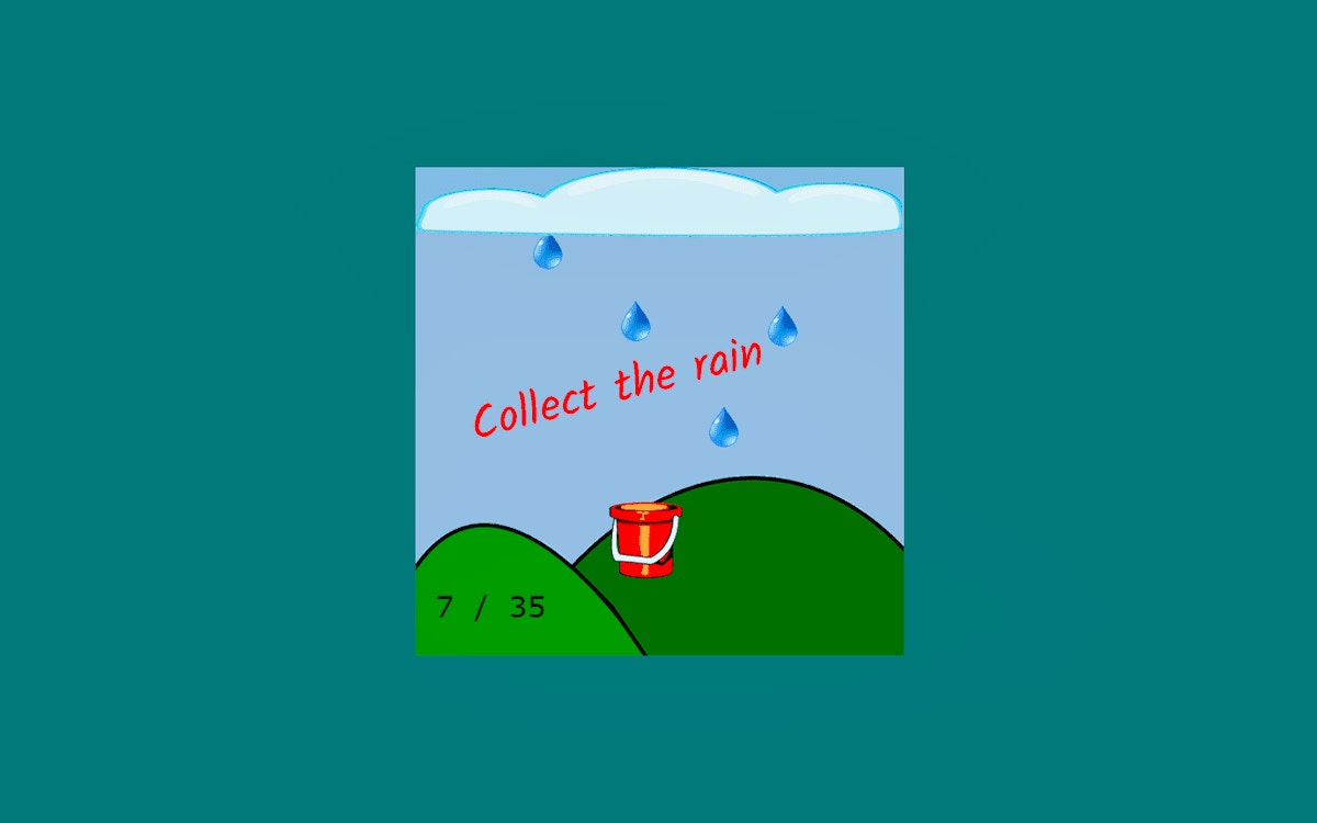 Collect the Rain - Kids Games game screenshot