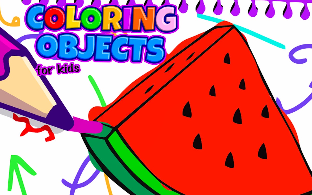 Coloring Objects for Kids - Coloring Games game screenshot