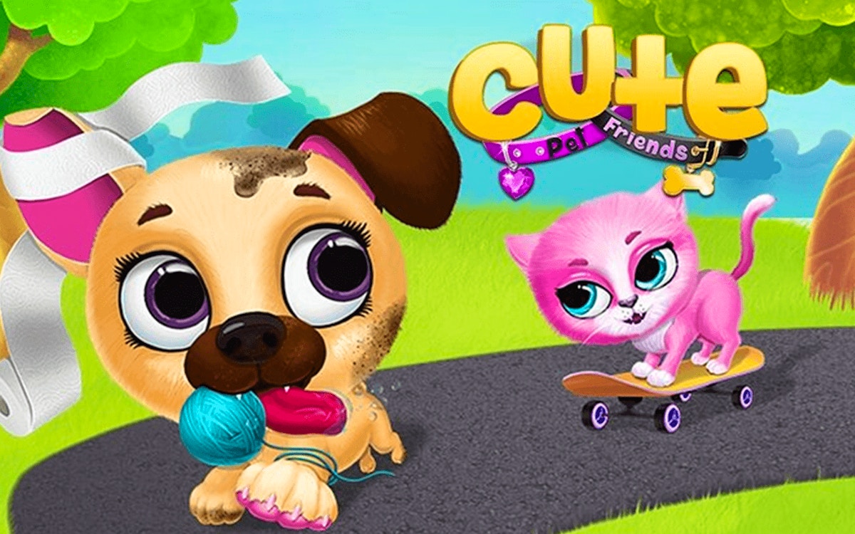 Cute Pet Friends - Dress Up Games game screenshot