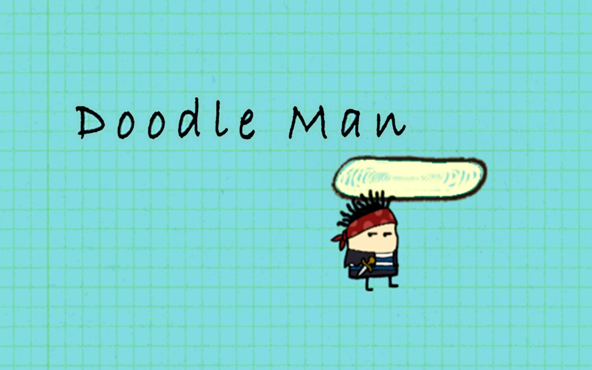 Doodle Man - Flight Games game screenshot