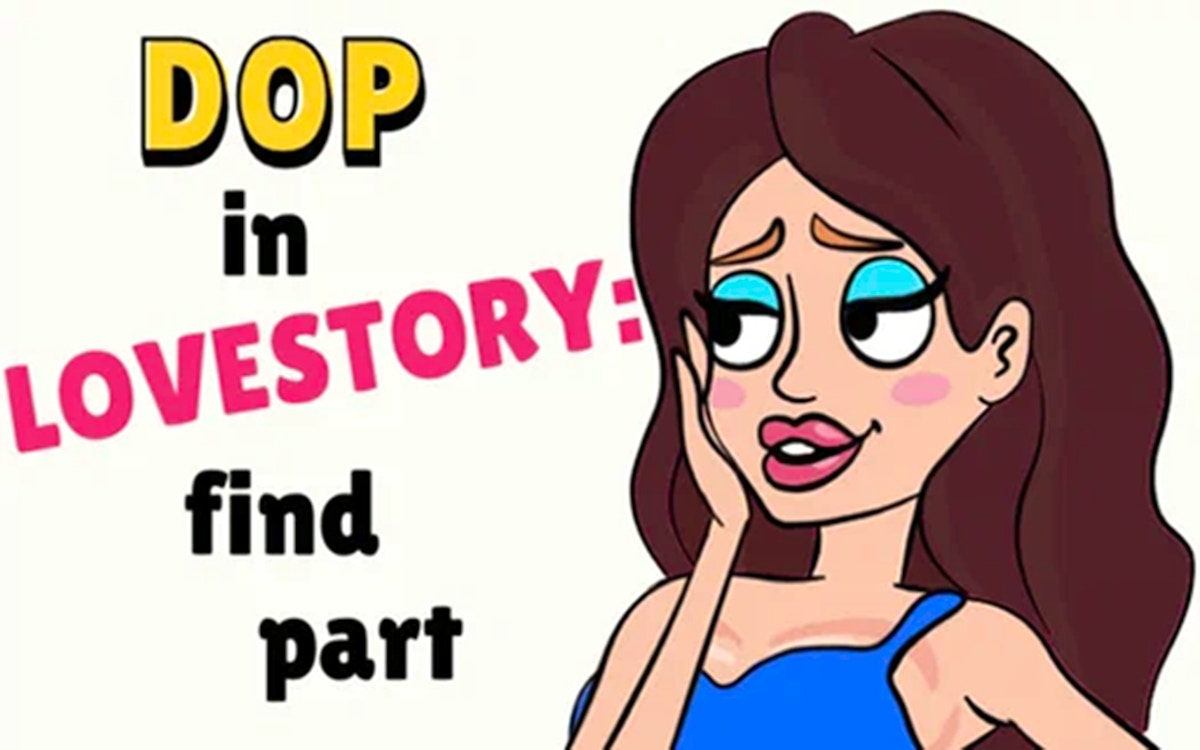 DOP in Love Story Find Part - Casual Games game screenshot