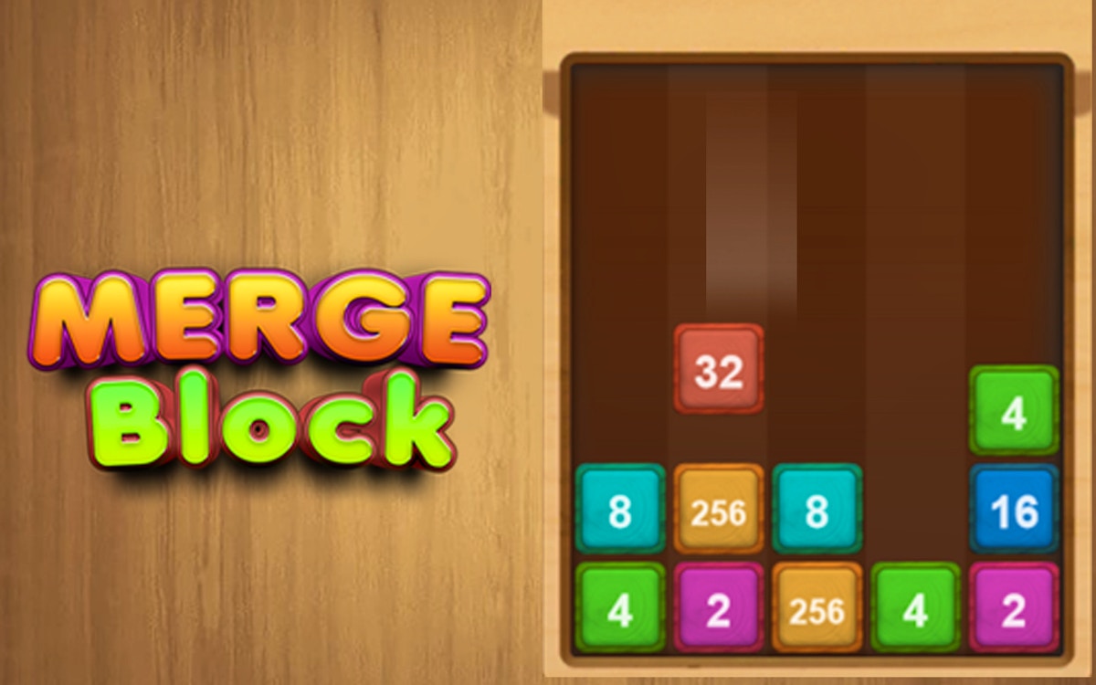 Drop the Number - Merge Game - Math Games game screenshot