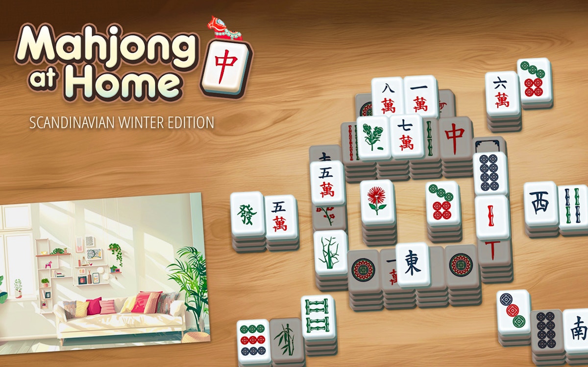Mahjong at Home - Scandinavian Edition - Puzzle Games game screenshot
