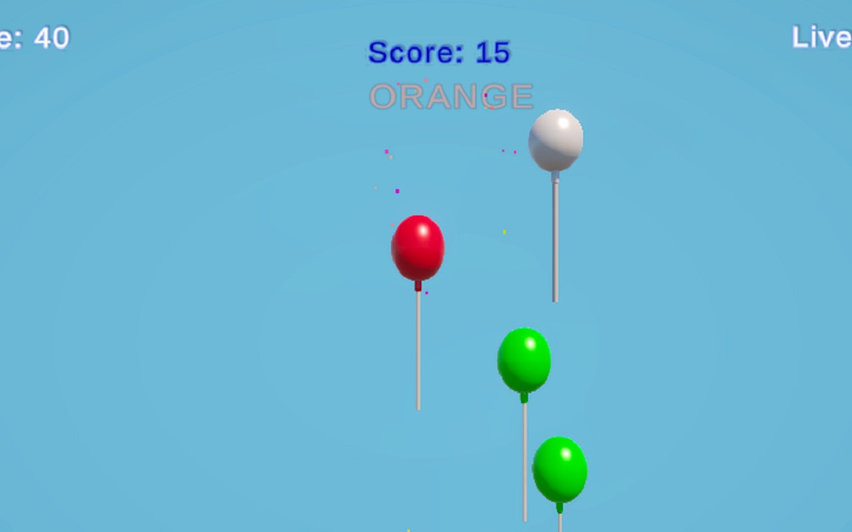 Pop Balloons & Learn Colors - Kids Games game screenshot