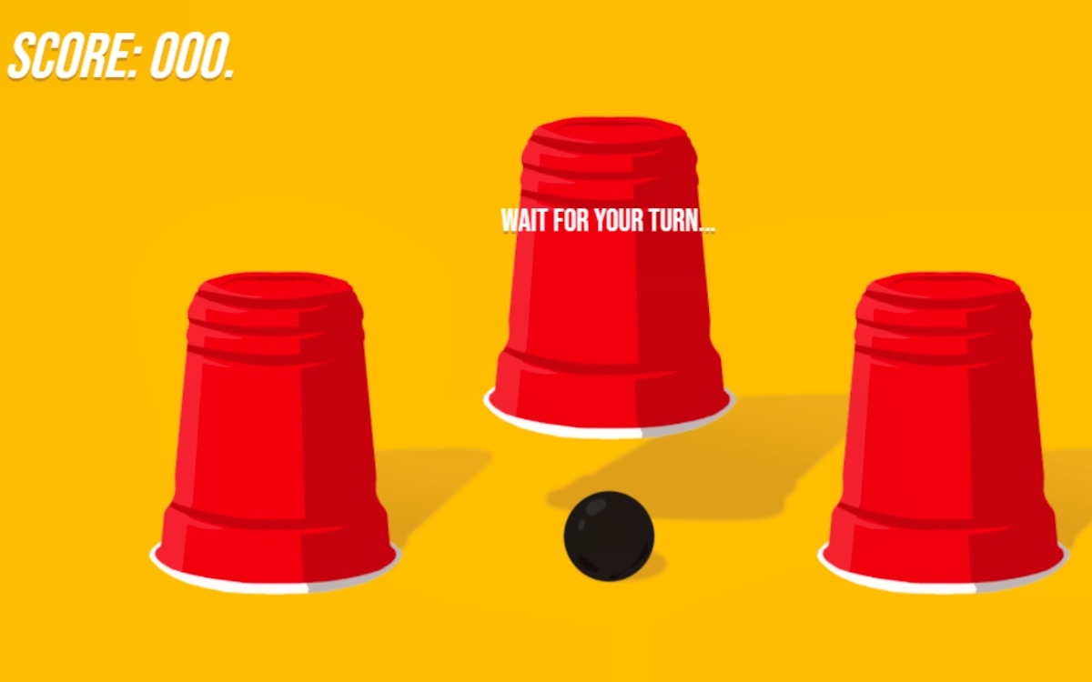 Three Cups Game - Memory Games game screenshot
