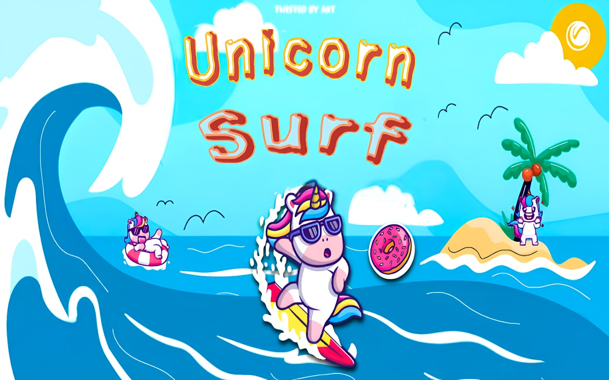 Unicorn Surf - Tap Games game screenshot